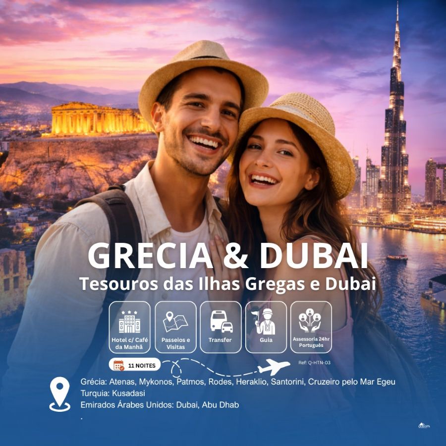 TESOUROS DAS ILHAS GREGAS E DUBAI   (Q-HTN-03)